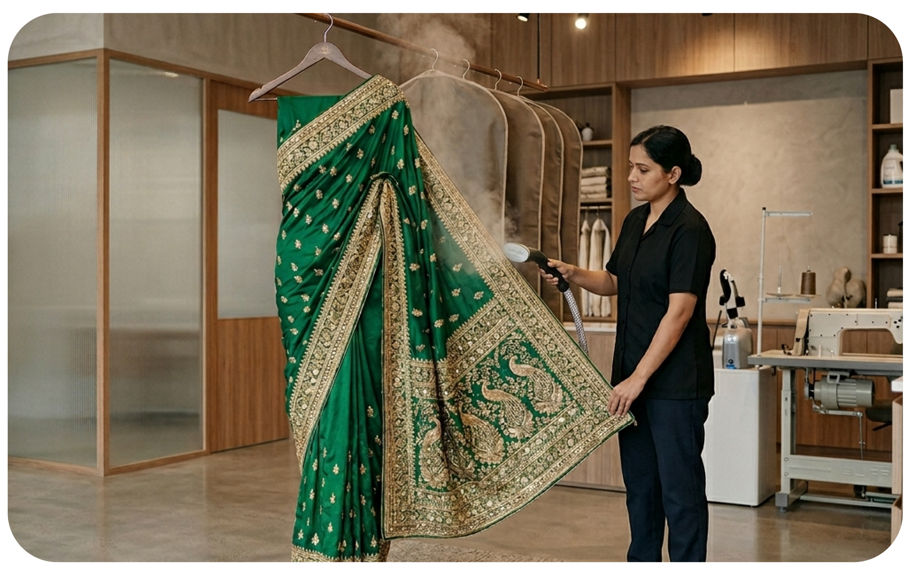 Saree Care Process
